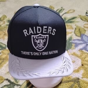 9fifty Raiders Black and White Snapback Hat